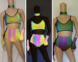 Cleopatras Lure face mask Halloween costumes rave wear festival outfits Cher Jasmine gorean toga lingerie bikinis reflective clothes