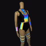 Cleopatras Lure face mask Halloween costumes rave wear festival outfits Cher Jasmine gorean toga lingerie bikinis reflective clothes