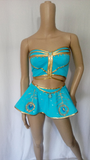 Cleopatras Lure face mask Halloween costumes rave wear festival outfits Cher Jasmine gorean toga lingerie bikinis reflective clothes