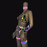 Cleopatras Lure face mask Halloween costumes rave wear festival outfits Cher Jasmine gorean toga lingerie bikinis reflective clothes