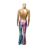 13 Color Options Rave O ring Halter Top Separates Festival Fashion  Rave wear