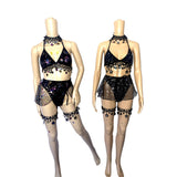 Stars and Moons Galaxy Celestial Rave  Festival Outfit
