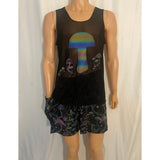 Mens Festival Tank Top Rave shirt Magic  Mushrooms