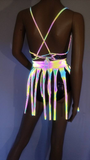 Cleopatras Lure face mask Halloween costumes rave wear festival outfits Cher Jasmine gorean toga lingerie bikinis reflective clothes