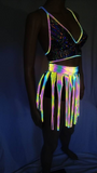 Cleopatras Lure face mask Halloween costumes rave wear festival outfits Cher Jasmine gorean toga lingerie bikinis reflective clothes