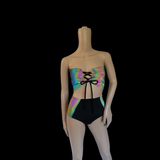 Cleopatras Lure face mask Halloween costumes rave wear festival outfits Cher Jasmine gorean toga lingerie bikinis reflective clothes