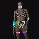Cleopatras Lure face mask Halloween costumes rave wear festival outfits Cher Jasmine gorean toga lingerie bikinis reflective clothes