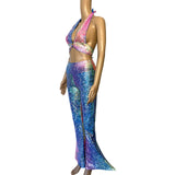 13 Color Options Rave O ring Halter Top Separates Festival Fashion  Rave wear
