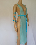 Cleopatras Lure face mask Halloween costumes rave wear festival outfits Cher Jasmine gorean toga lingerie bikinis reflective clothes