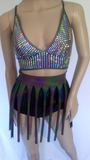 Cleopatras Lure face mask Halloween costumes rave wear festival outfits Cher Jasmine gorean toga lingerie bikinis reflective clothes
