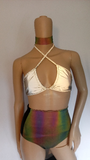Cleopatras Lure face mask Halloween costumes rave wear festival outfits Cher Jasmine gorean toga lingerie bikinis reflective clothes