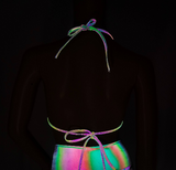 Cleopatras Lure face mask Halloween costumes rave wear festival outfits Cher Jasmine gorean toga lingerie bikinis reflective clothes