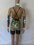 Cleopatras Lure face mask Halloween costumes rave wear festival outfits Cher Jasmine gorean toga lingerie bikinis reflective clothes