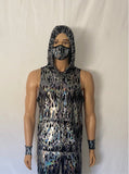 Cleopatras Lure face mask Halloween costumes rave wear festival outfits Cher Jasmine gorean toga lingerie bikinis reflective clothes