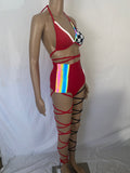 Cleopatras Lure face mask Halloween costumes rave wear festival outfits Cher Jasmine gorean toga lingerie bikinis reflective clothes