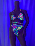 Cleopatras Lure face mask Halloween costumes rave wear festival outfits Cher Jasmine gorean toga lingerie bikinis reflective clothes
