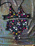 Cleopatras Lure face mask Halloween costumes rave wear festival outfits Cher Jasmine gorean toga lingerie bikinis reflective clothes