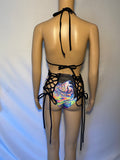 Cleopatras Lure face mask Halloween costumes rave wear festival outfits Cher Jasmine gorean toga lingerie bikinis reflective clothes