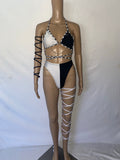 Cleopatras Lure face mask Halloween costumes rave wear festival outfits Cher Jasmine gorean toga lingerie bikinis reflective clothes