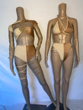 Cleopatras Lure face mask Halloween costumes rave wear festival outfits Cher Jasmine gorean toga lingerie bikinis reflective clothes