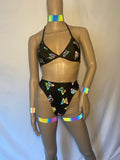 Cleopatras Lure face mask Halloween costumes rave wear festival outfits Cher Jasmine gorean toga lingerie bikinis reflective clothes