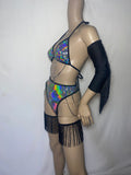 Cleopatras Lure face mask Halloween costumes rave wear festival outfits Cher Jasmine gorean toga lingerie bikinis reflective clothes