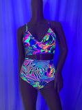 Cleopatras Lure face mask Halloween costumes rave wear festival outfits Cher Jasmine gorean toga lingerie bikinis reflective clothes