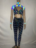 Cleopatras Lure face mask Halloween costumes rave wear festival outfits Cher Jasmine gorean toga lingerie bikinis reflective clothes