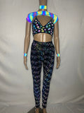 Cleopatras Lure face mask Halloween costumes rave wear festival outfits Cher Jasmine gorean toga lingerie bikinis reflective clothes