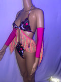 Cleopatras Lure face mask Halloween costumes rave wear festival outfits Cher Jasmine gorean toga lingerie bikinis reflective clothes