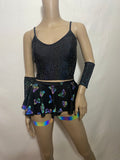 Cleopatras Lure face mask Halloween costumes rave wear festival outfits Cher Jasmine gorean toga lingerie bikinis reflective clothes