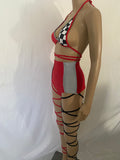 Cleopatras Lure face mask Halloween costumes rave wear festival outfits Cher Jasmine gorean toga lingerie bikinis reflective clothes