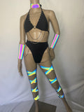 Cleopatras Lure face mask Halloween costumes rave wear festival outfits Cher Jasmine gorean toga lingerie bikinis reflective clothes