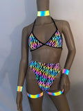 Cleopatras Lure face mask Halloween costumes rave wear festival outfits Cher Jasmine gorean toga lingerie bikinis reflective clothes