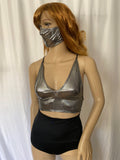Cleopatras Lure face mask Halloween costumes rave wear festival outfits Cher Jasmine gorean toga lingerie bikinis reflective clothes
