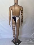 Cleopatras Lure face mask Halloween costumes rave wear festival outfits Cher Jasmine gorean toga lingerie bikinis reflective clothes