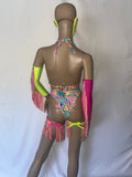 Seven piece black light reactive set