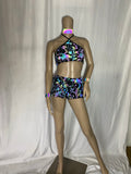 Cleopatras Lure face mask Halloween costumes rave wear festival outfits Cher Jasmine gorean toga lingerie bikinis reflective clothes