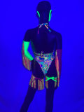 Seven piece black light reactive set