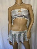 Cleopatras Lure face mask Halloween costumes rave wear festival outfits Cher Jasmine gorean toga lingerie bikinis reflective clothes