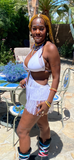 Cleopatras Lure face mask Halloween costumes rave wear festival outfits Cher Jasmine gorean toga lingerie bikinis reflective clothes