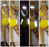 Cleopatras Lure face mask Halloween costumes rave wear festival outfits Cher Jasmine gorean toga lingerie bikinis reflective clothes