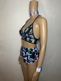 Cleopatras Lure face mask Halloween costumes rave wear festival outfits Cher Jasmine gorean toga lingerie bikinis reflective clothes
