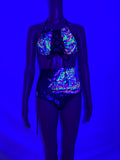 Cleopatras Lure face mask Halloween costumes rave wear festival outfits Cher Jasmine gorean toga lingerie bikinis reflective clothes