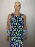 Cleopatras Lure face mask Halloween costumes rave wear festival outfits Cher Jasmine gorean toga lingerie bikinis reflective clothes