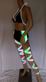 Cleopatras Lure face mask Halloween costumes rave wear festival outfits Cher Jasmine gorean toga lingerie bikinis reflective clothes