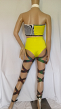 Cleopatras Lure face mask Halloween costumes rave wear festival outfits Cher Jasmine gorean toga lingerie bikinis reflective clothes