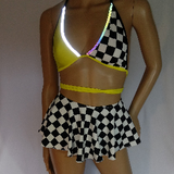 Cleopatras Lure face mask Halloween costumes rave wear festival outfits Cher Jasmine gorean toga lingerie bikinis reflective clothes