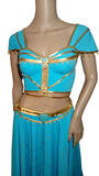 Cleopatras Lure face mask Halloween costumes rave wear festival outfits Cher Jasmine gorean toga lingerie bikinis reflective clothes