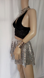 Cleopatras Lure face mask Halloween costumes rave wear festival outfits Cher Jasmine gorean toga lingerie bikinis reflective clothes